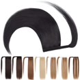 thumbnail image 6 of Benehair Clip in Ponytail Hair Extensions Human Hair Ponytail Wrap Around Remy Hair One Piece Silky Straight Human Hair Extensions 22inch #01 Jet Black 95g/pack, 6 of 12