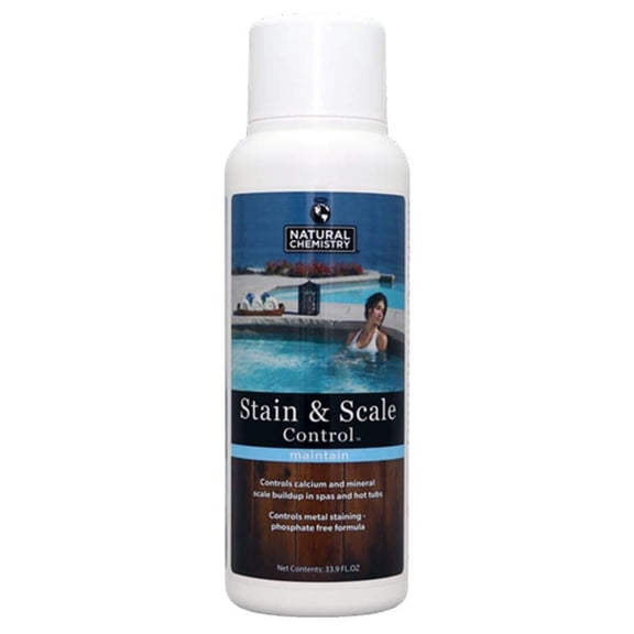 Natural Chemistry Spa Stain and Scale Control Formula Solution, 33.9 Ounces
