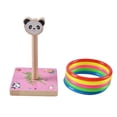 thumbnail image 3 of HILABEE Ring Tossing Wood Leisure Sports Throwing Game for Kids Parent Child Wedding panda, 3 of 7