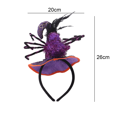 thumbnail image 2 of Diadema de araña de Halloween, pendientes de araña, guantes de tela de araña de encaje, cintas para el pelo de viuda negra para mujer MFZFUKR CPB-DE-LYY1033-5, 2 of 5