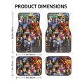 thumbnail image 2 of Qekee Roblox Print Car Floor Mats Set of 4, Waterproof Car Foot Mats, Front & Rear Car Floor Foot Mat Sets of 4 Pieces, Universal Fit for Cars, Trucks, SUVs, 2 of 6