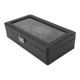 thumbnail image 3 of Caja de reloj de cuero de PU, vitrina de reloj con cerradura, caja de reloj con cerradura, caja de almacenamiento de reloj, máxima comodidad, 3 of 9