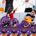 thumbnail image 3 of EUDIDV Halloween Party Tableware Set Disposable Scary Party Tablecloth Halloween Theme Party Halloween Dinnerware Halloween Dish Delight, 3 of 3