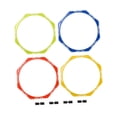 thumbnail image 1 of Quzzie 4 Pieces Agility Rings Portable Sports Speed Rings for Games Football Soccer S, 1 of 8