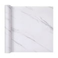 thumbnail image 2 of Exhoden 118 78 40in Three Sizes White Marbled Paper Countertop Rainproof Wallpaper Peel And Stick Wallpaper Roll Self Adhesive Removable For Kitchen Cabin，Kitchen Tools And Gadgets Clearance, 2 of 7