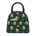thumbnail image 2 of Haiem Avocado in Space Printed Lunch Bag Women, Lunch Box Lunch Bag for Women, Small Leakproof Cute Lunch Tote Large Capacity Reusable Insulated Cooler Lunch Container, 2 of 6
