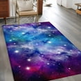 thumbnail image 2 of Dreamy Galaxy Area Rugs 4x6 ft Universe Starry Sky Shine Stars Colorful Modern Washable Rug Non Slip Indoor Carpet Absorbent Floor Mat for Living Room Bedroom Dining Room, 2 of 9