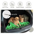 thumbnail image 6 of Universal Car Trunk Mat 29"x39", Abstract Green Flame Waterproof Cargo Liner, Non-Slip Durability Cargo Mat, Flickering Fire Pattern Black All Weather Rear Trunk Protector for Car SUV, 6 of 9
