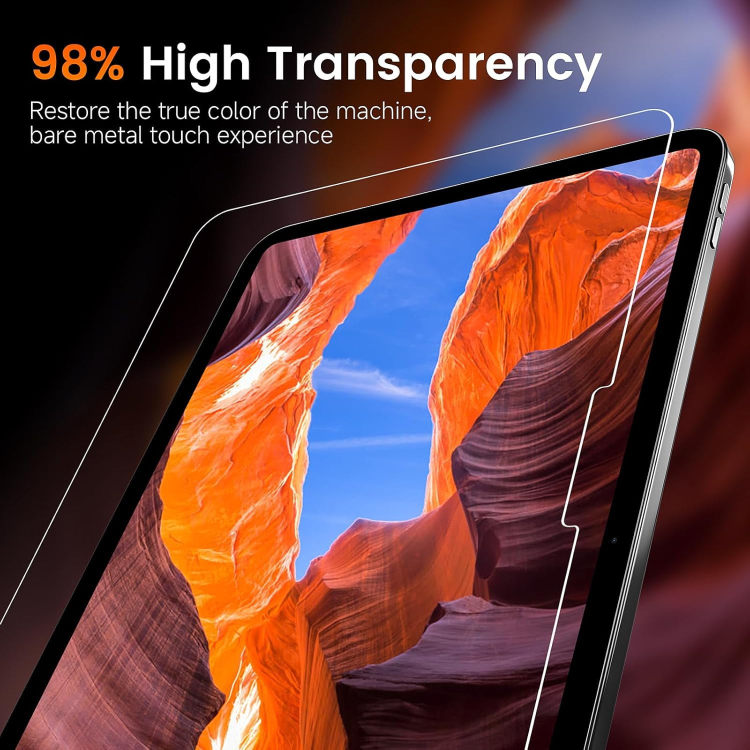 2 Pack Screen Protector for iPad Pro M4/M5 [13 inch] .(2024)/(2025),9H+ Tempered Glass film with Easy-Install box,Apple Pencil Compatible,Bubble Free,HD Clarity,Scratch Resistant