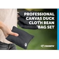 thumbnail image 2 of Triumph Black Canvas Cornhole Bags – 8 Bags Includes, Size 6" x 6" 16 oz. - More Colors Available, 2 of 11