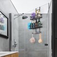 thumbnail image 5 of 2-Tier Over-the-Door Shower Organizer – Rust-Resistant Metal Storage Rack for Bathroom Essentials, 5 of 6