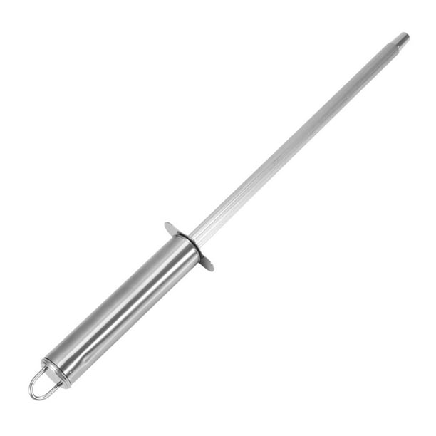 Varilla de afilar, afilador de cuchillas profesional de acero inoxidable, barra de afilador de cocina, rendimiento finamente afinado