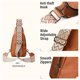 thumbnail image 5 of Bolsos bandolera de PU para mujer, riñonera cruzada, bolsos de pecho con correa para niña, para senderismo y correr, 23*13*7cm, 5 of 7