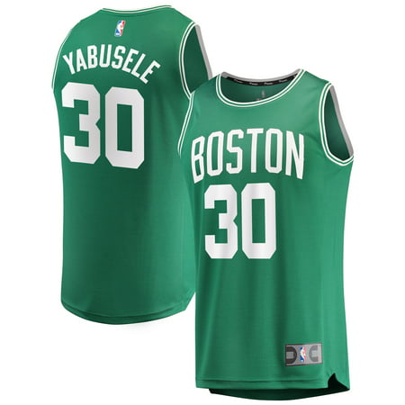 Men's Fanatics Branded Guerschon Yabusele Green Boston Celtics Fast Break Replica Player Jersey