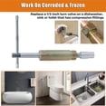 thumbnail image 2 of HEMLBOYW Compression Sleeve Puller Tool Remove Nut & Ferrule Of Pipe, Sleeve Remover For 1/2” Compression Fittings Only, 2 of 6