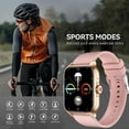 thumbnail image 2 of Reloj inteligente para mujer, resistente al agua, reloj de fitness de 1,85" con respuesta y realización de llamadas, control del ritmo cardíaco, contador de pasos, seguimiento del sueño,, 2 of 5