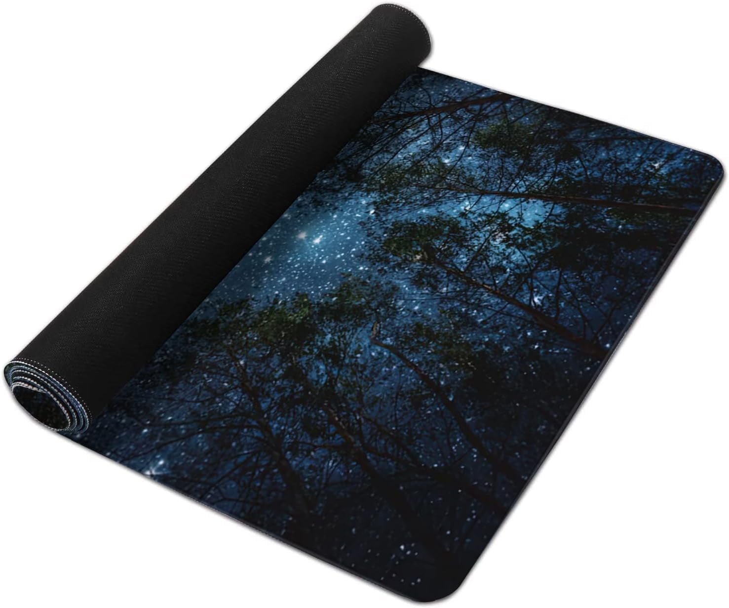 Beautiful Night Sky and Milky Way Gaming Mouse Pad XXL Large Desk Mouse Pad Keyboard Mat with Stitched Edges Waterproof Non-Slip Desk Mat for Laptop,Keyboard,Computer 35.4 * 15.7 Inch