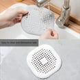 thumbnail image 3 of 4 piezas de tapas de desagüe tapón de pelo para desagüe de ducha tapón de bañera protectores de desagüe para el hogar con ventosa tapa de fregadero para baño bañera y cocina (2 grises + 2 blancos) Vhermosa DLM686, 3 of 7