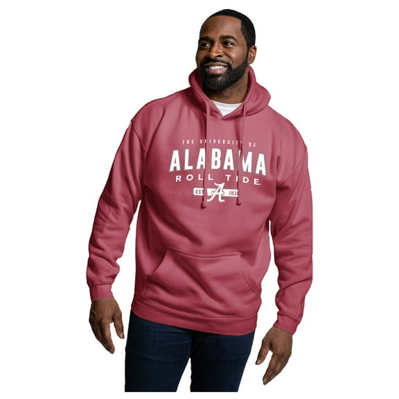 Men's League Collegiate Wear Crimson Alabama Crimson Tide Essentials 2.0 Fleece Pullover Hoodie