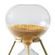thumbnail image 5 of Reloj de Arena Plateado Minimalista, Adorno con Base de Madera; Arte de Vidrio para Mantener la Concentración en la Sala de Estar, 5 of 7