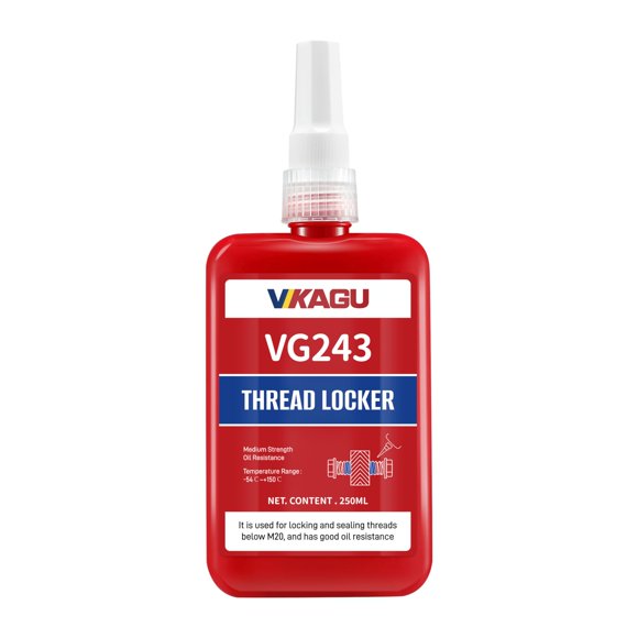 Fijador de roscas VIKAGU VG243 de resistencia media 250 ml