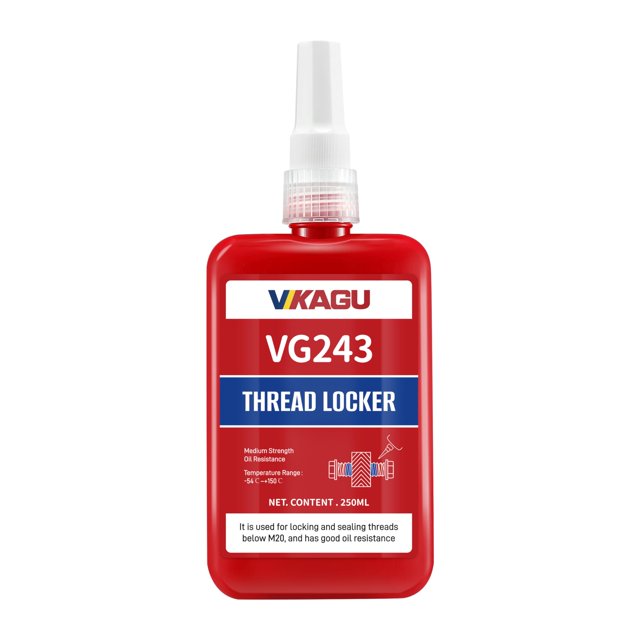 Fijador de roscas VIKAGU VG243 de resistencia media 250 ml