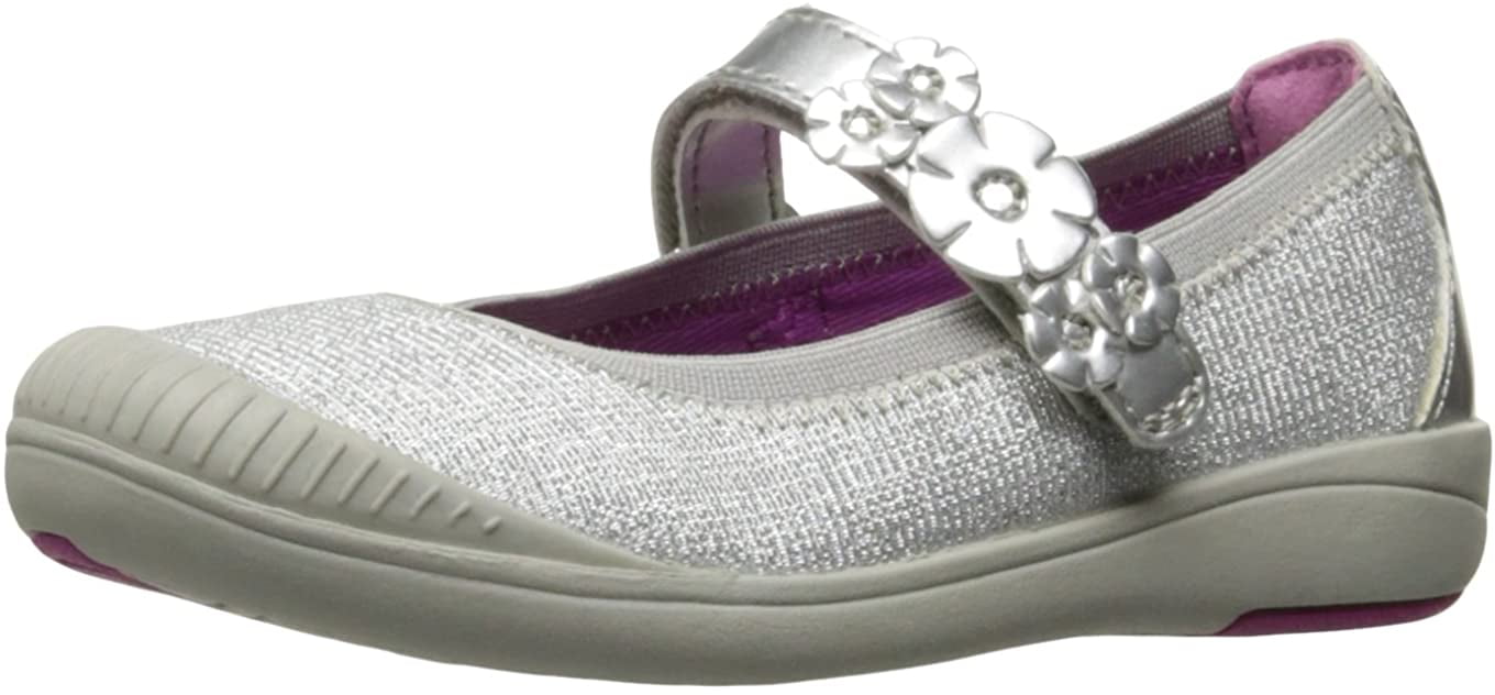 stride rite silver mary janes