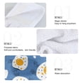 thumbnail image 2 of Yayeee Kitchen Hanging Hand Towels Set of 2 with Loop Bathroom Absorbent Tie Towel, Cute Fried Eggs, 2 of 7