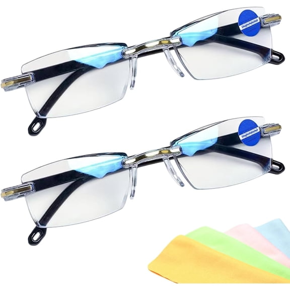2026 New Blue Auto Focus Glasses Self Adjusting For Women & Men, Intelligent Dual Focus Eye Glasses Far And Near