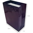 thumbnail image 2 of OccasionAll Black Gift Bags, Large Holographic Paper Bags with Handles 10x5x13 12 Pack, 2 of 5