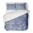 thumbnail image 1 of Juego de Ropa de Cama ABPHQTO 3 Piezas Copos de Nieve Funda Nórdica Tamaño Twin, 1 of 1