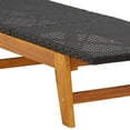 thumbnail image 5 of vidaXL 3 Piece Garden Lounge Set Poly Rattan&Solid Wood Acacia, 5 of 5