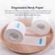 thumbnail image 3 of 5 Neck Hair Cutting Collar Ruffles Strip Roll Paper Hygiene Salon Barber Dispose, 3 of 5
