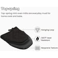 thumbnail image 5 of SHAR Mini Oven Mitts, 2 Pack 500 Degree Heat Resistant Short Oven Mitts to protect hands with non-slip surfaces and a hanging loop for cookware/bakeware., 5 of 5