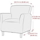 thumbnail image 4 of Xiao Hua Funda de sillón moderna con diseño de jacquard para sala de estar, protector de muebles, color gris, 4 of 5