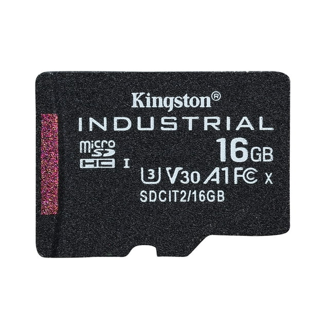 Tarjeta de memoria Kingston Industrial 16GB microSDHC C10 A1 pSLC