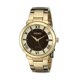 thumbnail image 1 of Reloj de cuarzo Seiko SNE884 para hombre con esfera marrón de acero inoxidable dorado solar, 1 of 1