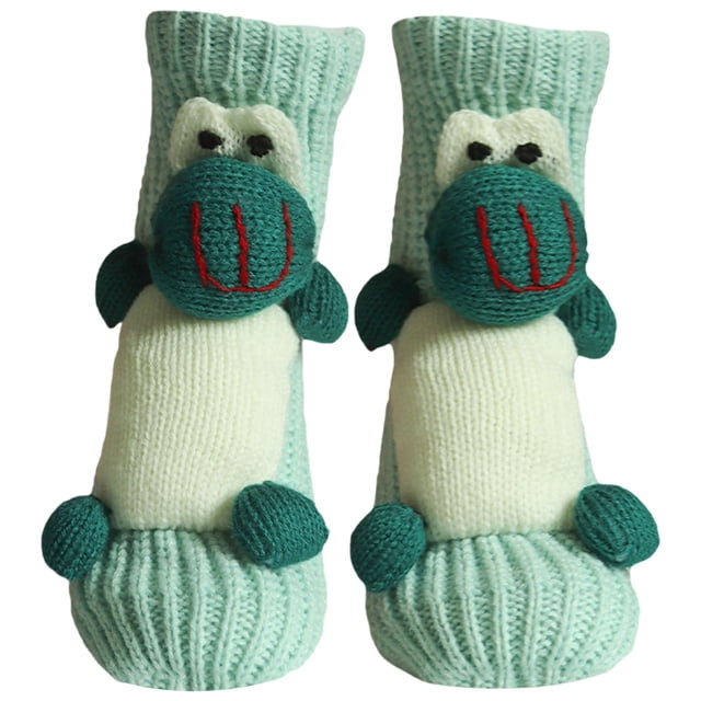 Wdgfv Animal Socks, Funny Double-Layer Cotton Socks for Warmth, Cozy Fall & Winter