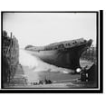 thumbnail image 2 of Historic Framed Print, Launch of the str. Harvard, 17-7/8" x 21-7/8", 2 of 9