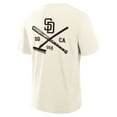thumbnail image 3 of Men's Fanatics Cream San Diego Padres Nostalgia Stadium Slub T-Shirt, 3 of 3