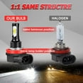 thumbnail image 3 of H11+H11 Combo LED Headlight Hi/Lo+ H8/H9/H11 Fog Light Bulbs 6000K Total 3 Sets, 3 of 15