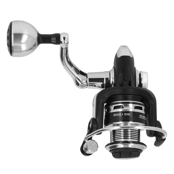 Carrete de pesca giratorio Bling Bling de aluminio para agua salada
