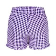 thumbnail image 5 of Vrotazzy Girls Casual Plaid Shorts for Everyday Play - Spring Summer Comfort Elastic Waist Soft Twill Girls Shorts Kids Apparel and Everyday Outfit,Sizes 7-8 Years, 5 of 8