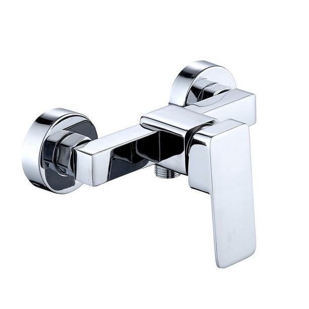Bathroom Shower Faucet System Hot and Cold Water Mixer Single Lever Handle Smooth Water Flow Less Water Consumption