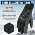 thumbnail image 3 of OZERO Mens Winter Thermal Gloves Touch Screen Glove Water Resistant Windproof Warm for Driving Cycling Running, 3 of 10