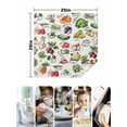 thumbnail image 4 of Vegetables Cloth Napkins Set of 4 Reusable Dinner Napkins, Watercolor Farmhouse Fruits Cocktail Napkin Washable Table Napkins for Wedding/Holiday Party/Baby Shower 20"x20", 4 of 7