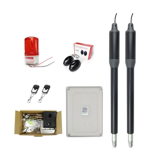 Electric Automatic Strong Dual Arm Swing Gate Opener Up To 660 Lbs Hardware Driveway Door KIT For Driveway ,Ultra-Quiet Operation