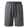 thumbnail image 6 of Men's Bermuda Shorts Workout Shorts Fitness Running Outdoor Casual Athletic Jogging Knee Length Pants with Pockets, 6 of 7