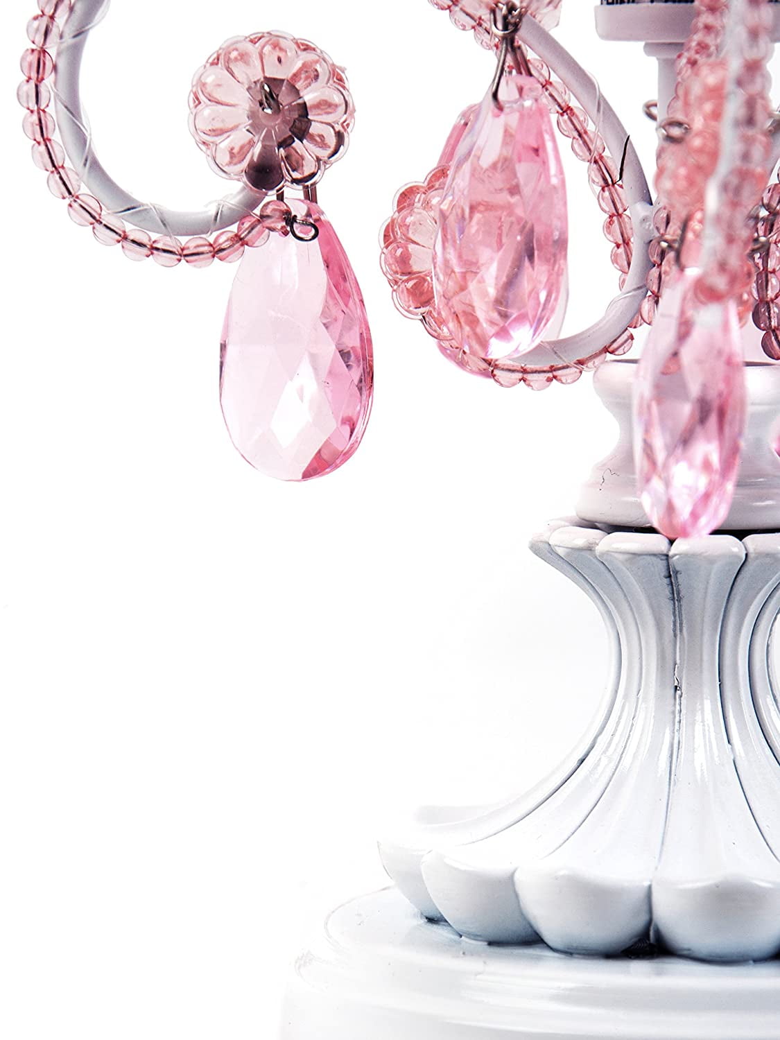 Tadpoles Chandelier Mini Table Lamp Pink