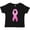 AB-Black, variant on Breast Cancer Pink Awareness Ribbon Boys or Girls Toddler T-Shirt